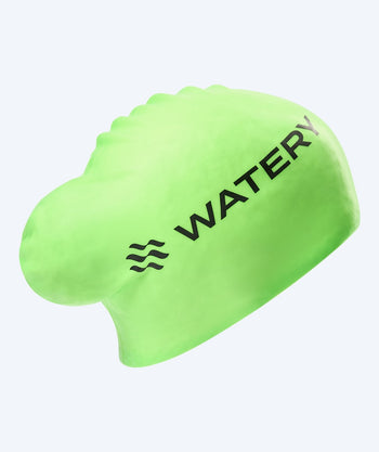 Watery swim cap for long hair - Signature - Green