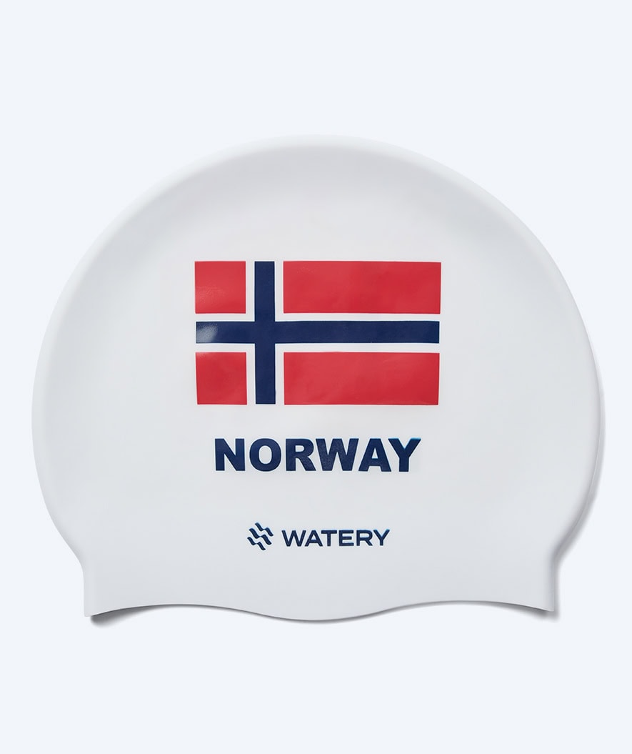 Watery swim cap - Norge - White