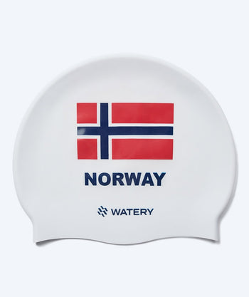 Watery swimming cap - Norway - White