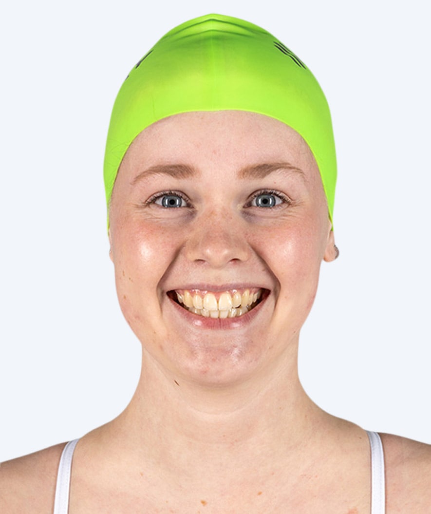 Watery swim cap - Signature - Fluo green
