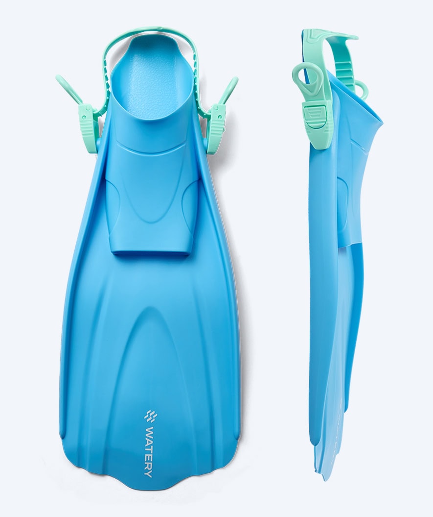 Watery diving fins for adults - Skipper - Blue