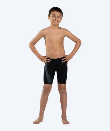 Watery long swimming trunks for boys - Surfy Eco - Blue Picks