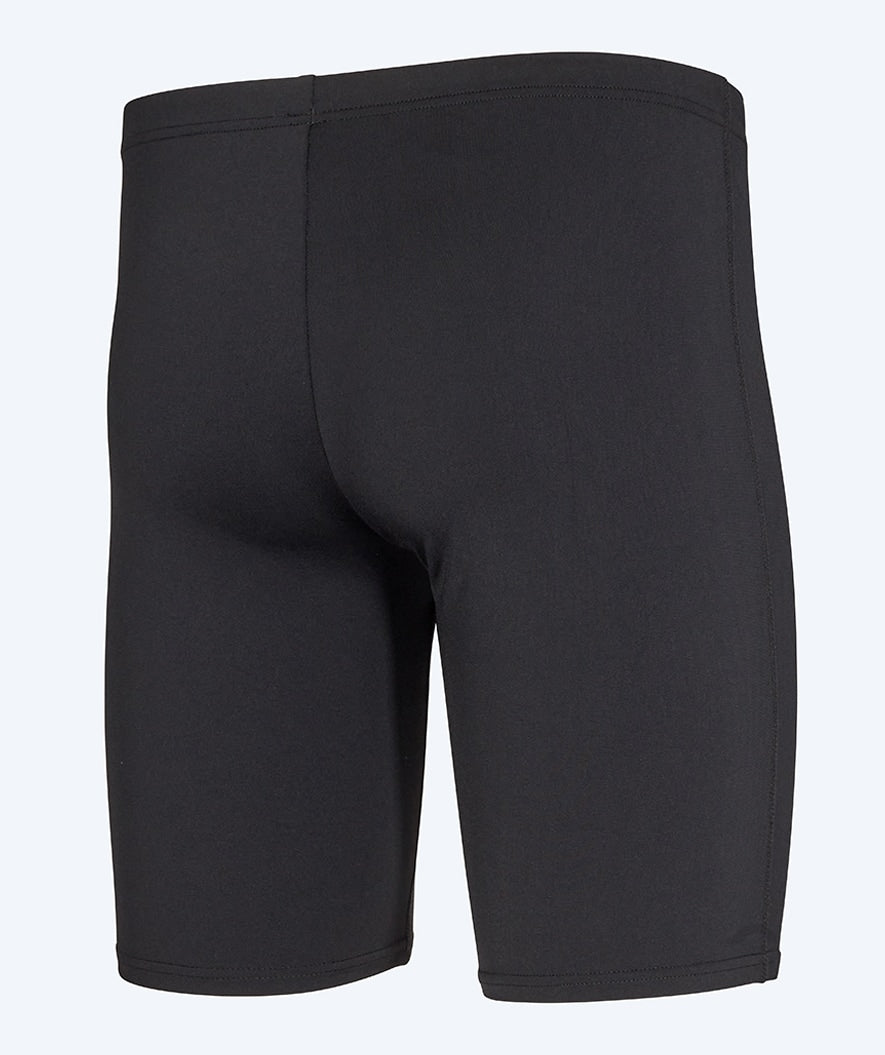 Watery long swim trunks for men - Surfy Eco - Black