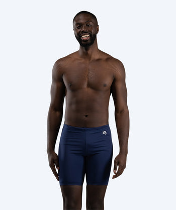 Watery long swim trunks for men - Surfy Eco - Dark blue