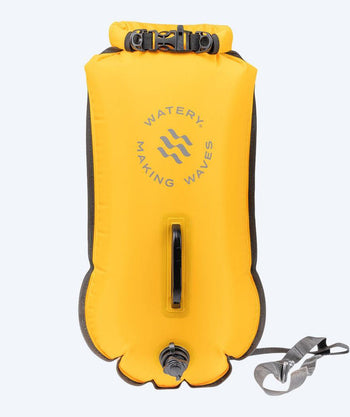 Watery sea bag - Swim Buoy & Dry Bag 28L - Yellow