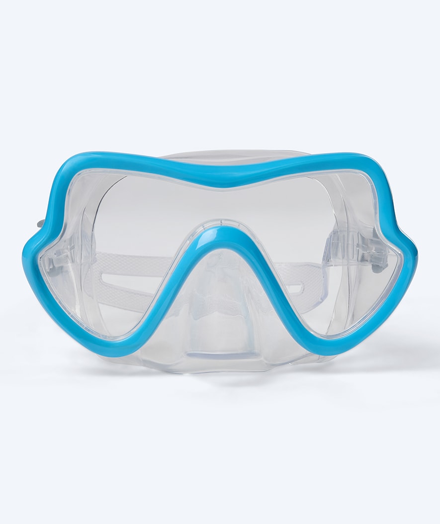 Watery diving mask for junior (8-15) - Trigger - Blue/clear