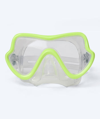 Watery diving mask for junior (8-15) - Trigger - Yellow/clear