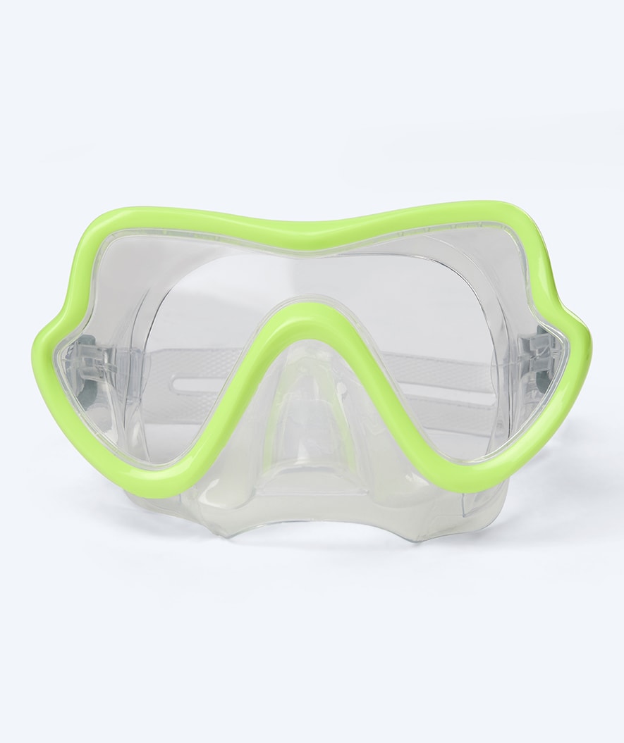 Watery diving mask for junior (8-15) - Trigger - Yellow/clear