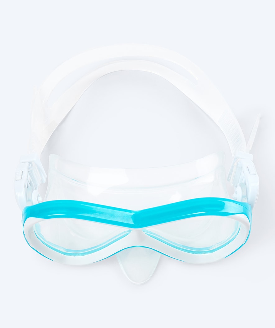 Watery diving mask for kids (4-10) - Triton - Light blue