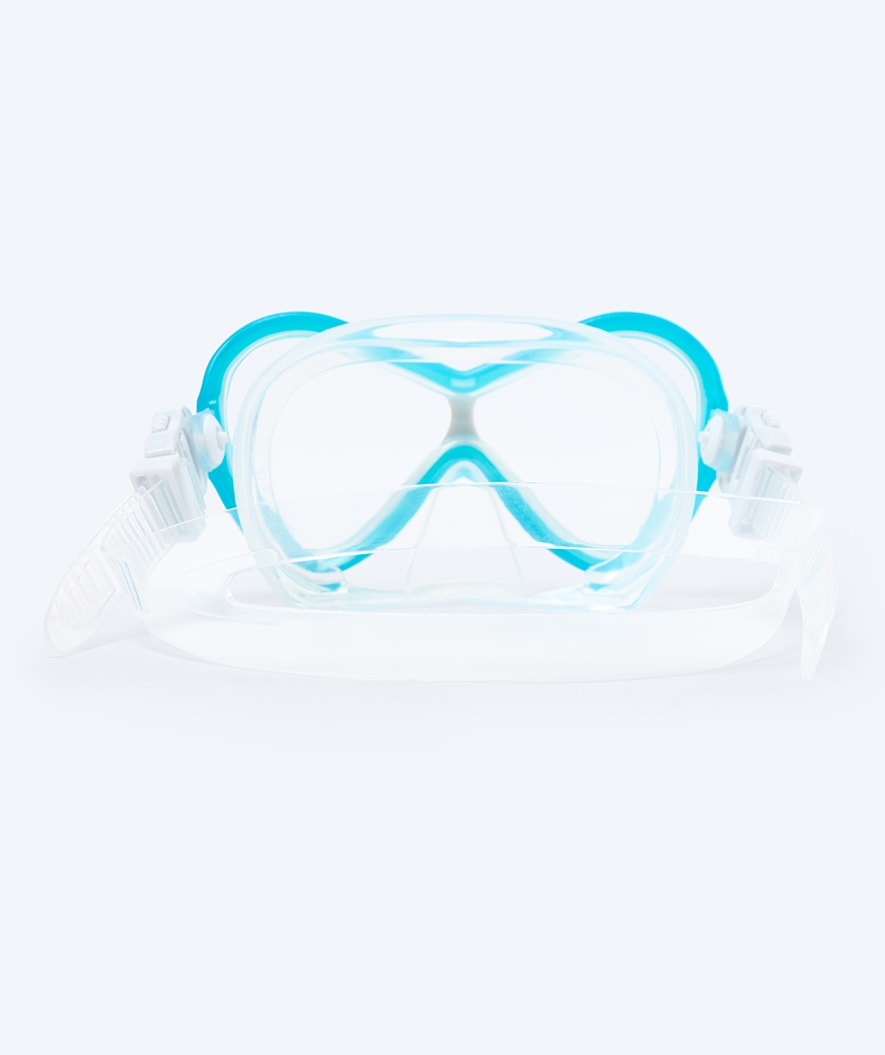 Watery diving mask for kids (4-10) - Triton - Light blue