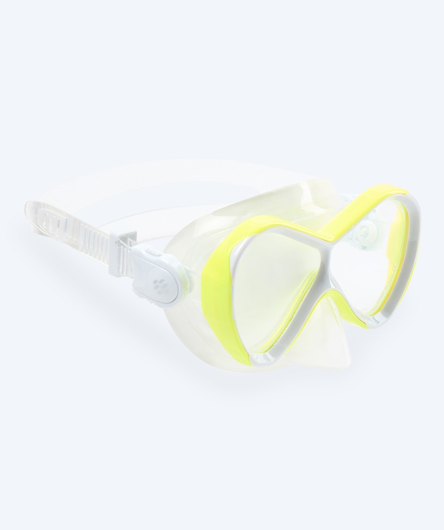 Watery diving mask for kids (4-10) - Triton - Yellow