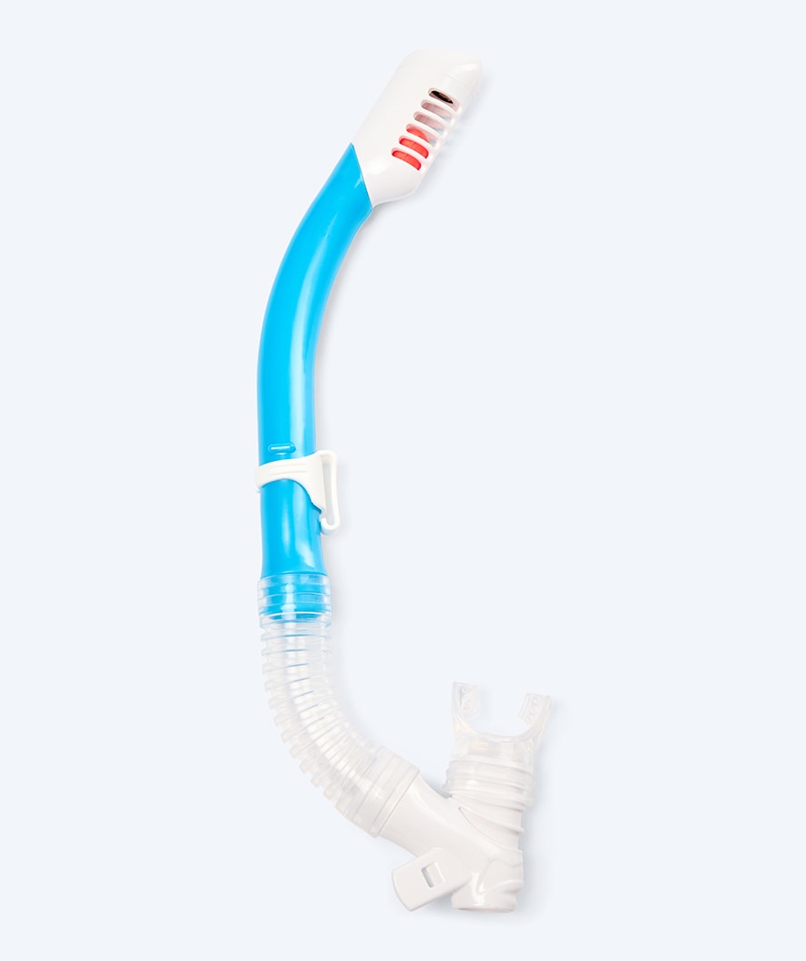 Watery Combo snorkel set for kids - Triton Full-dry - Light blue