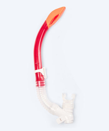 Watery semi-dry snorkel for kids - Triton - Red