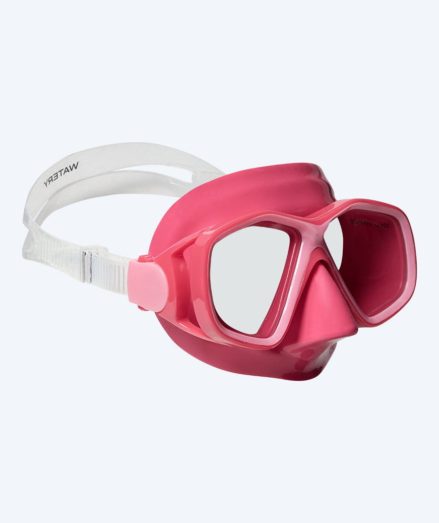 Watery diving mask for kids (4-10) - Tropical - Pink