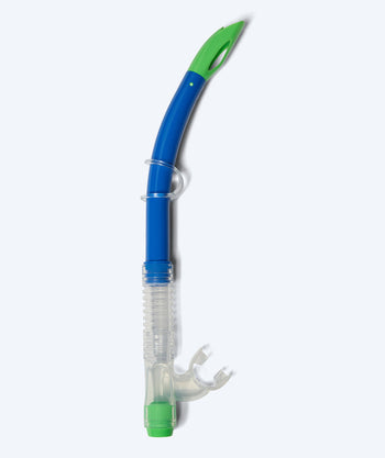 Watery snorkel for kids (4-10) - Tropical - Blue/green
