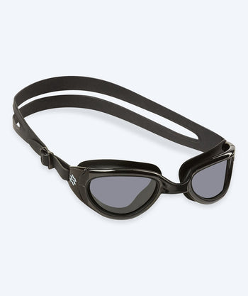 Watery exercise swim goggles - Wade Active - Black (Smoke lens)
