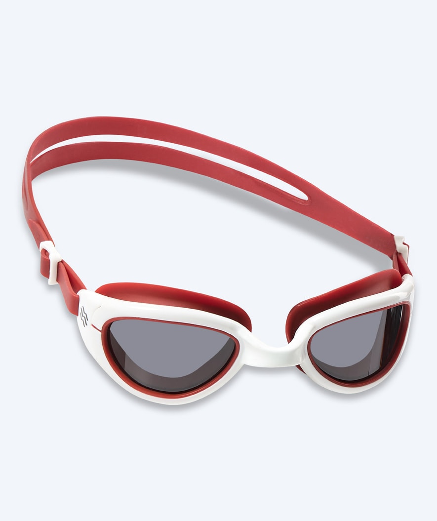 Watery exercise swim goggles - Wade Active - Red (Smoke lens)