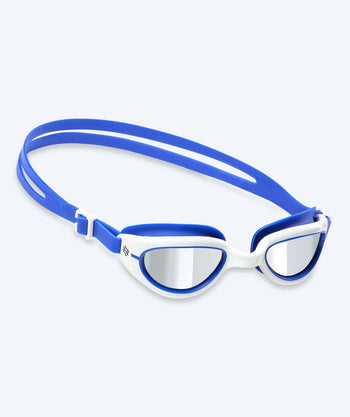 Watery swim goggles for kids - Wade Mirror - Blue/silver