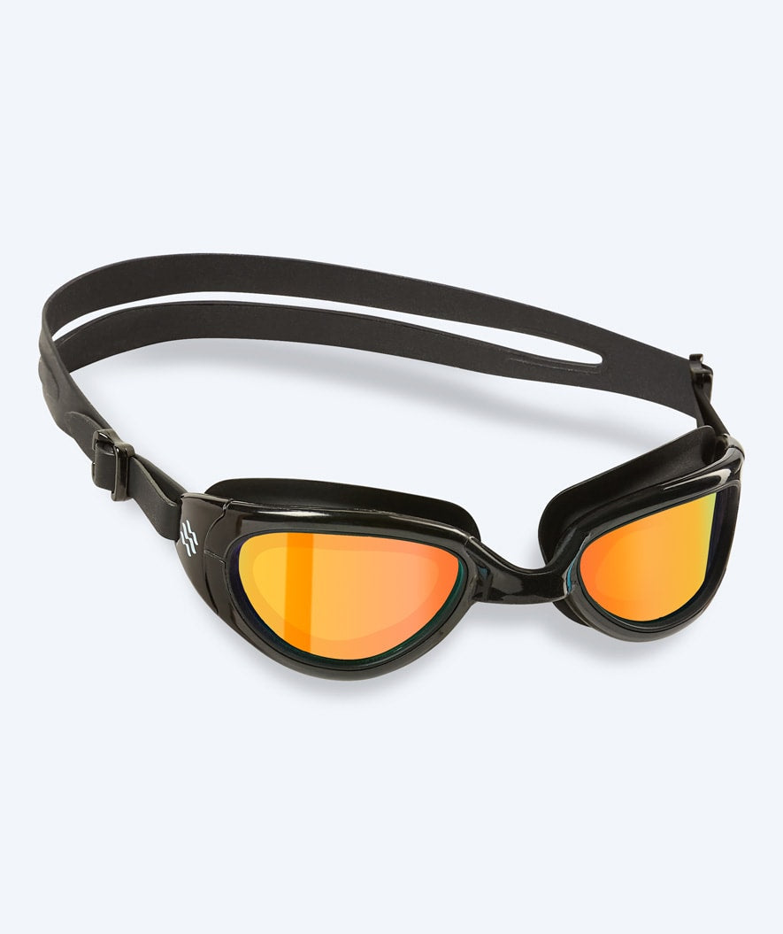 Watery exercise swim goggles - Wade Mirror - Black/gold