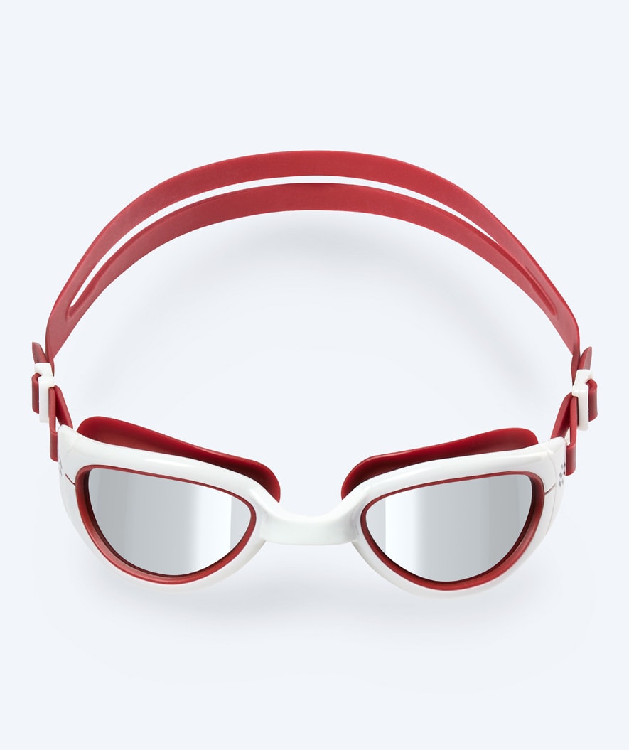 Watery exercise swim goggles - Wade Mirror - Red/silver