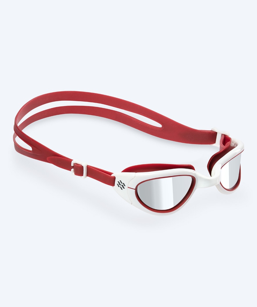 Watery exercise swim goggles - Wade Mirror - Red/silver