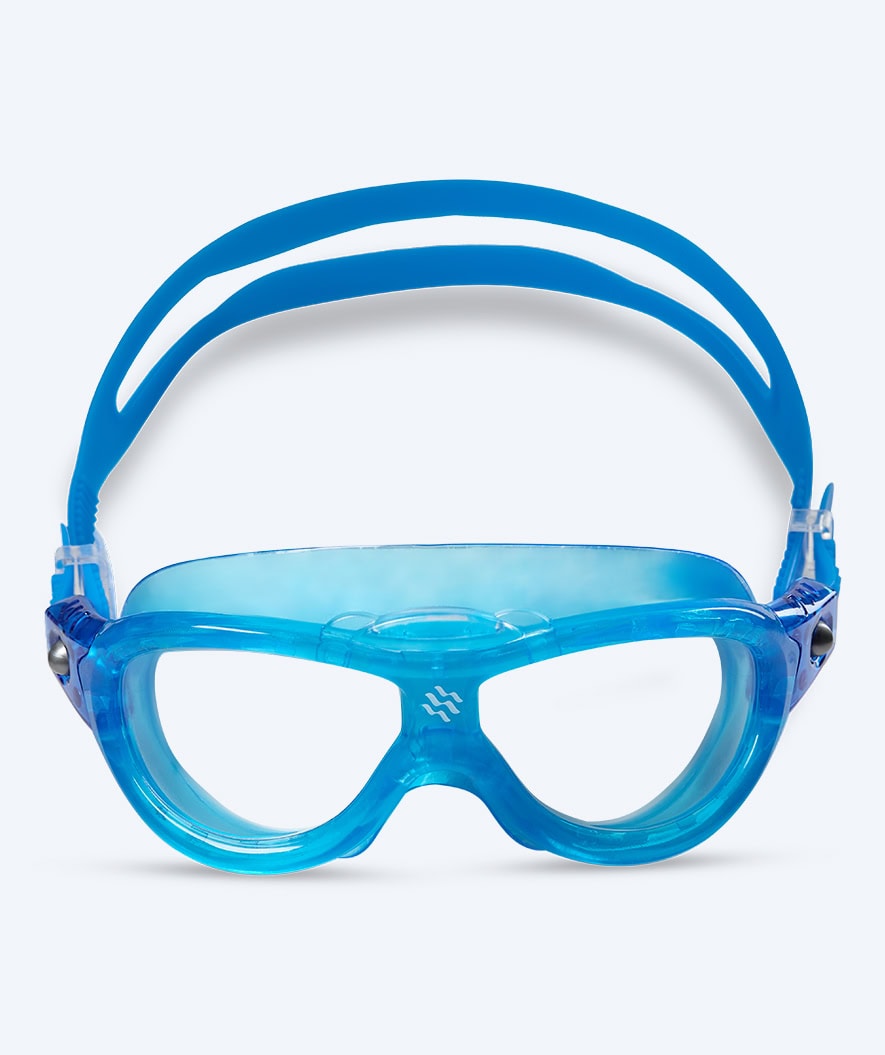 Watery swim goggles for kids - Wilton - Atlantic Blue/clear