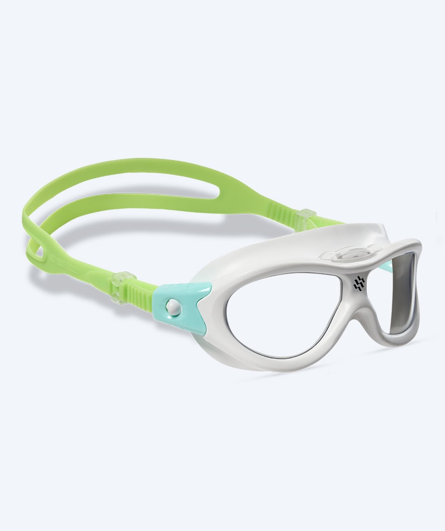 Watery swim goggles for kids - Wilton - Green/white