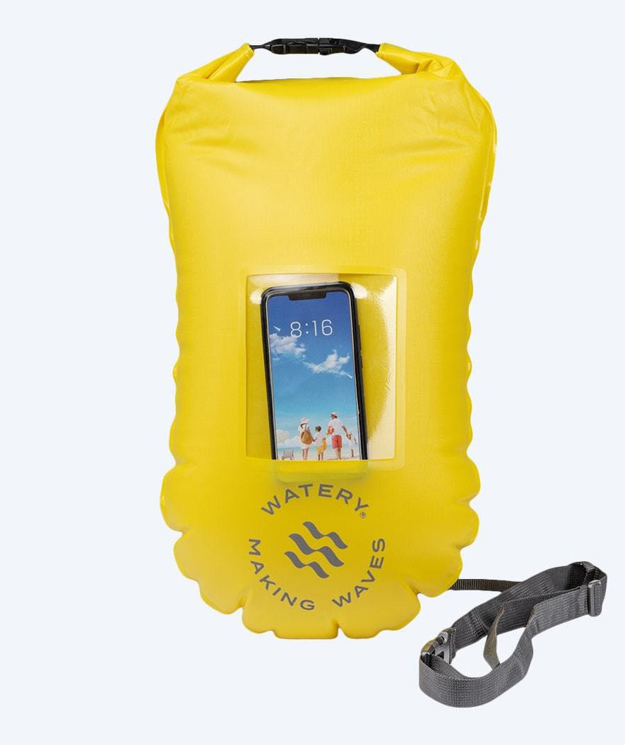 Watery sea bag for swimming - Window PVC 28L - Yellow