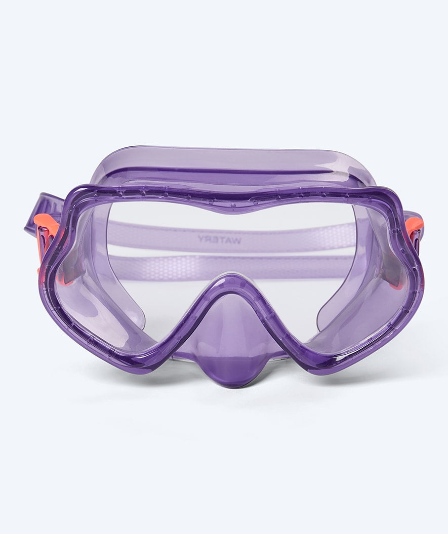 Watery diving mask for kids (4-10) - Winslet - Purple