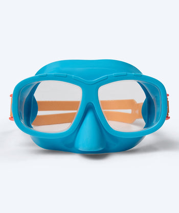 Watery diving mask for kids (4-10) - Wyre - Blue/orange