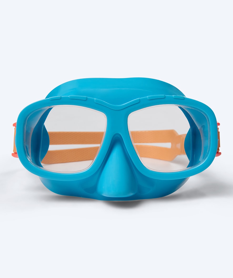 Watery diving mask for kids (4-10) - Wyre - Blue/orange