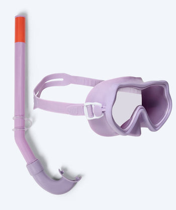 Watery Combo snorkel set for kids (4-10) - Pulina - Purple