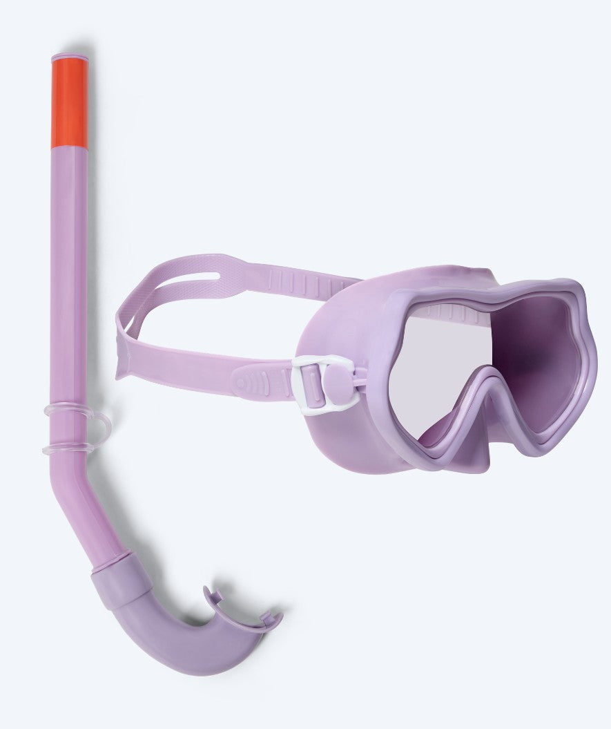 Watery Combo snorkel set for kids (4-10) - Pulina - Purple