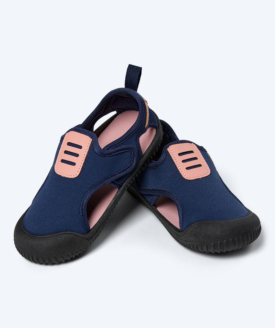 Watery water shoes for kids - Lighthouse - Dark blue/light pink