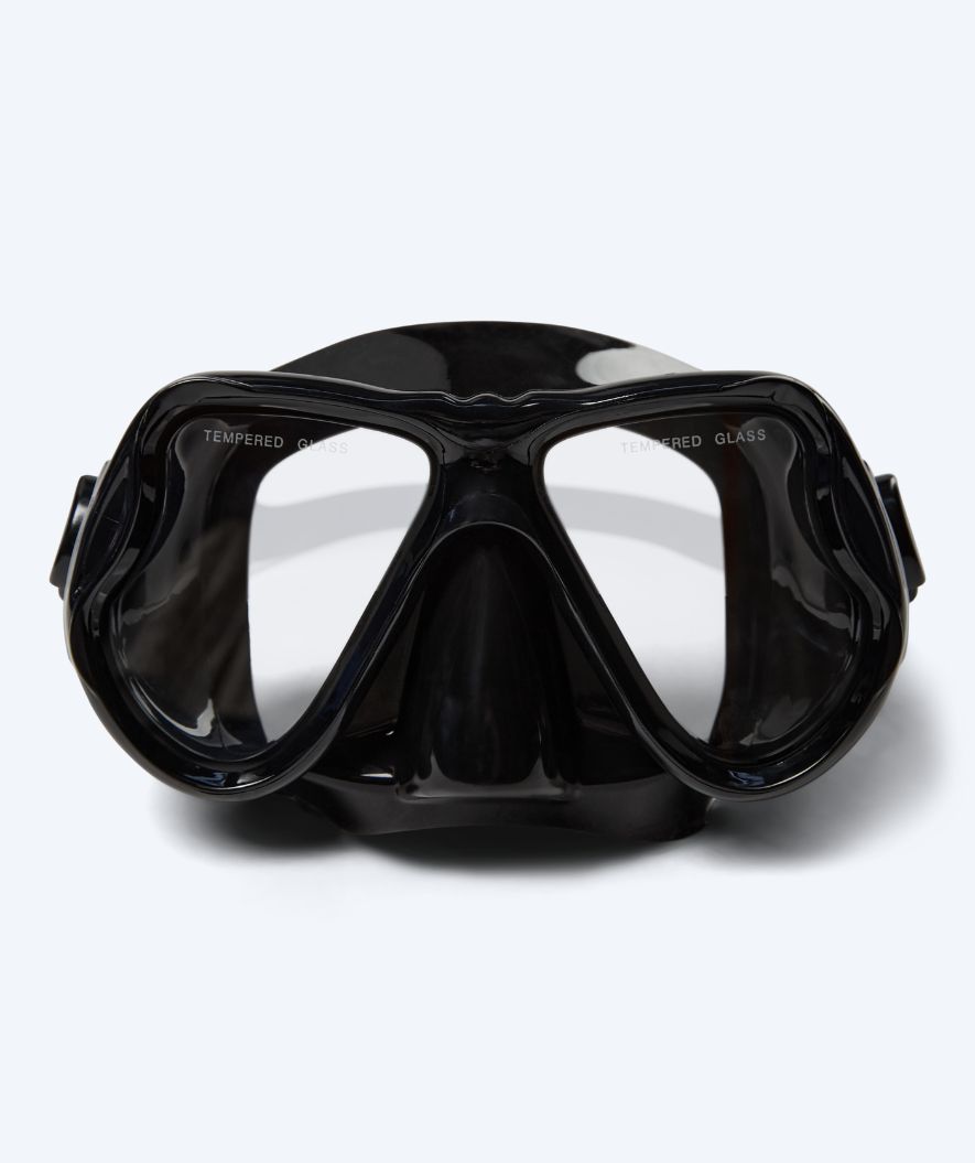 Watery diving mask for adults (from 12 years) - Hudson - Black
