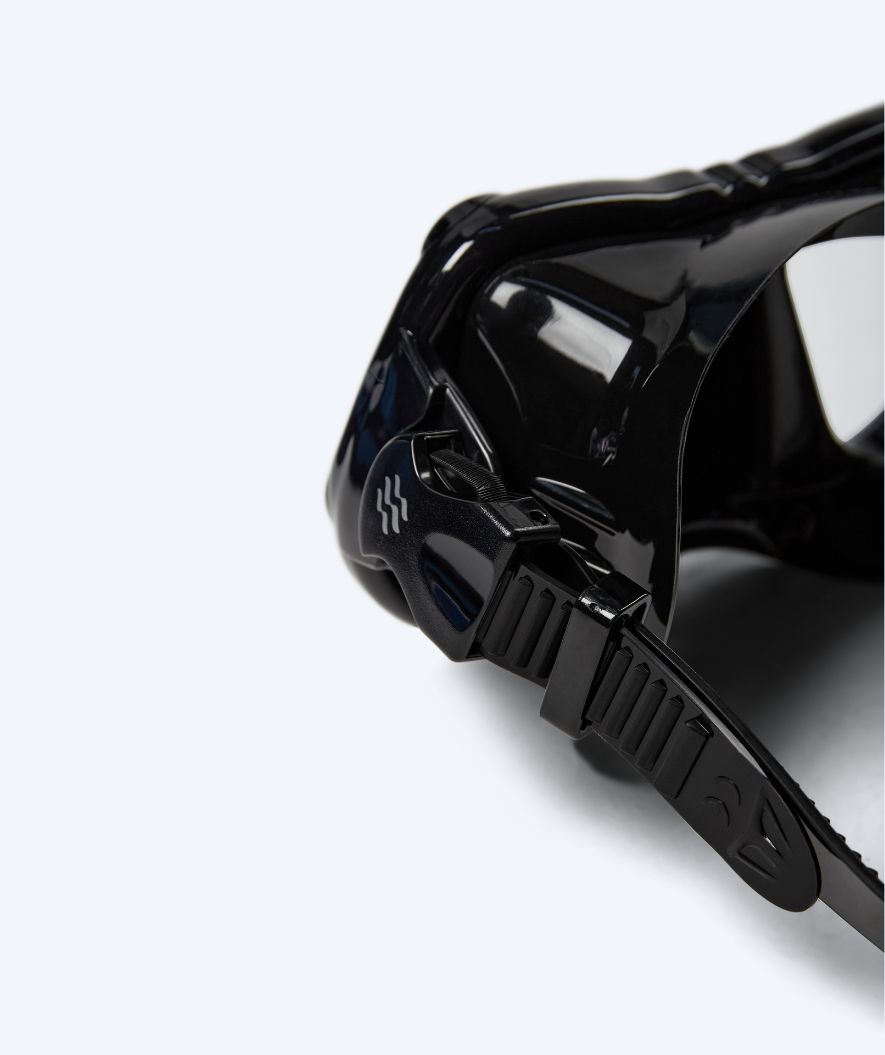 Watery diving mask for adults (from 12 years) - Hudson - Black