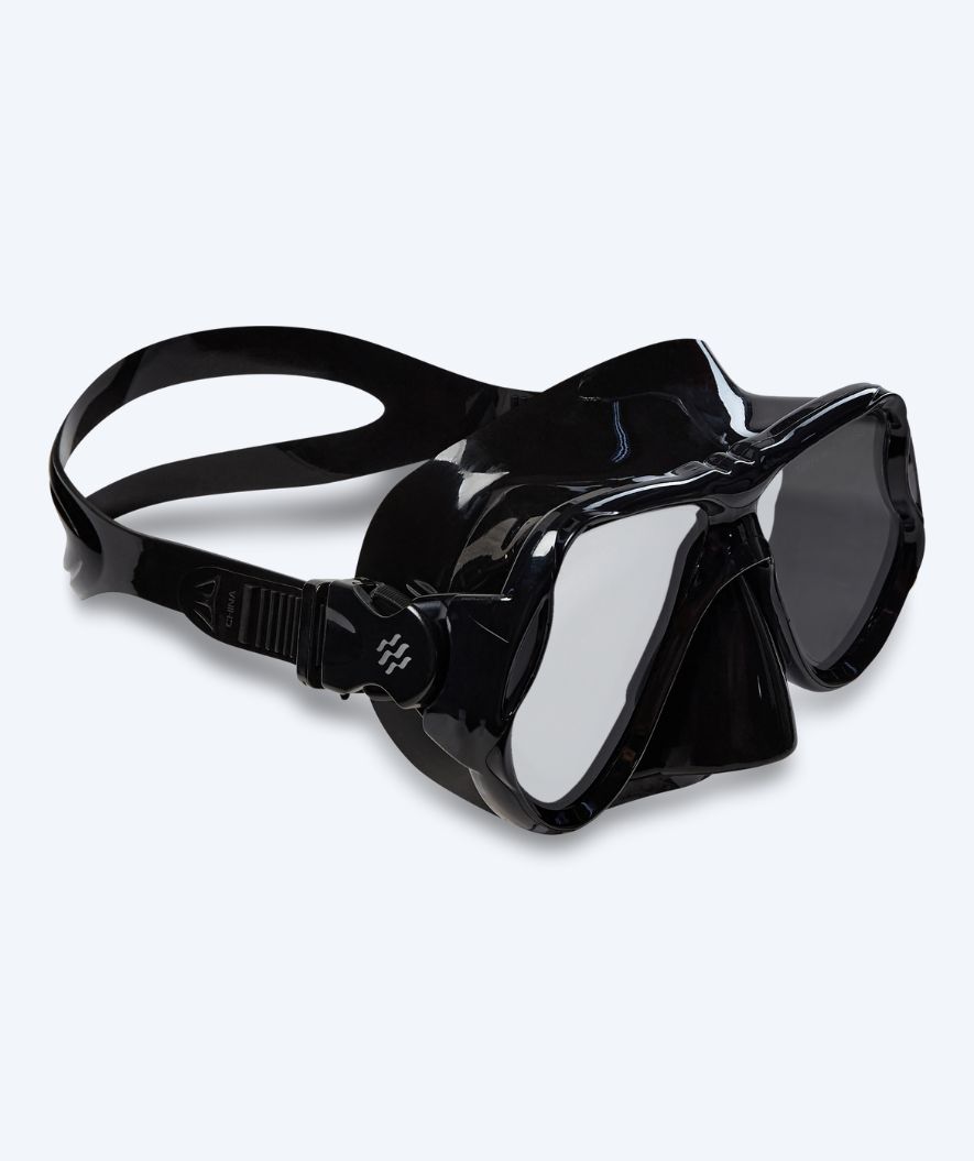 Watery diving mask for adults (from 12 years) - Hudson - Black