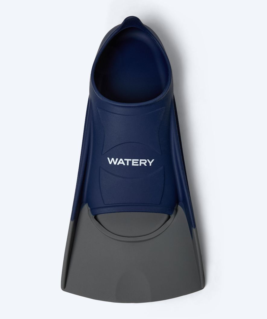 Watery short swim fins - Shimmer - Dark blue