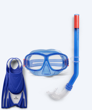 Watery snorkel set for kids (4-10) - Wyre/Bimasha - Dark Blue