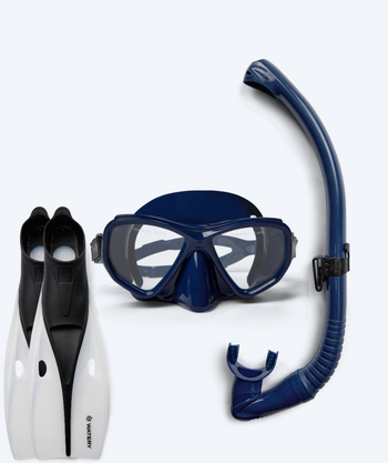 Watery snorkel set for adults (+15) - Fenton/Breeve - Dark blue