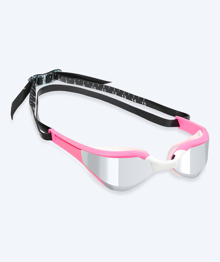 Watery swim goggles - Instinct Elite Mirror - Pink/silver