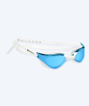Watery swim goggles - Instinct Mirror - White/blue