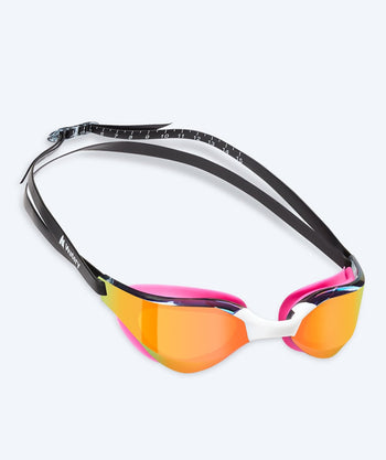 Watery swim goggles - Instinct Mirror - Pink/gold