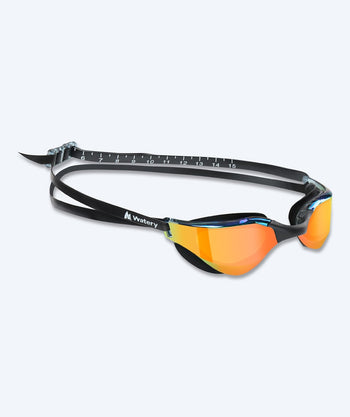 Watery swim goggles - Instinct Mirror - Black/gold