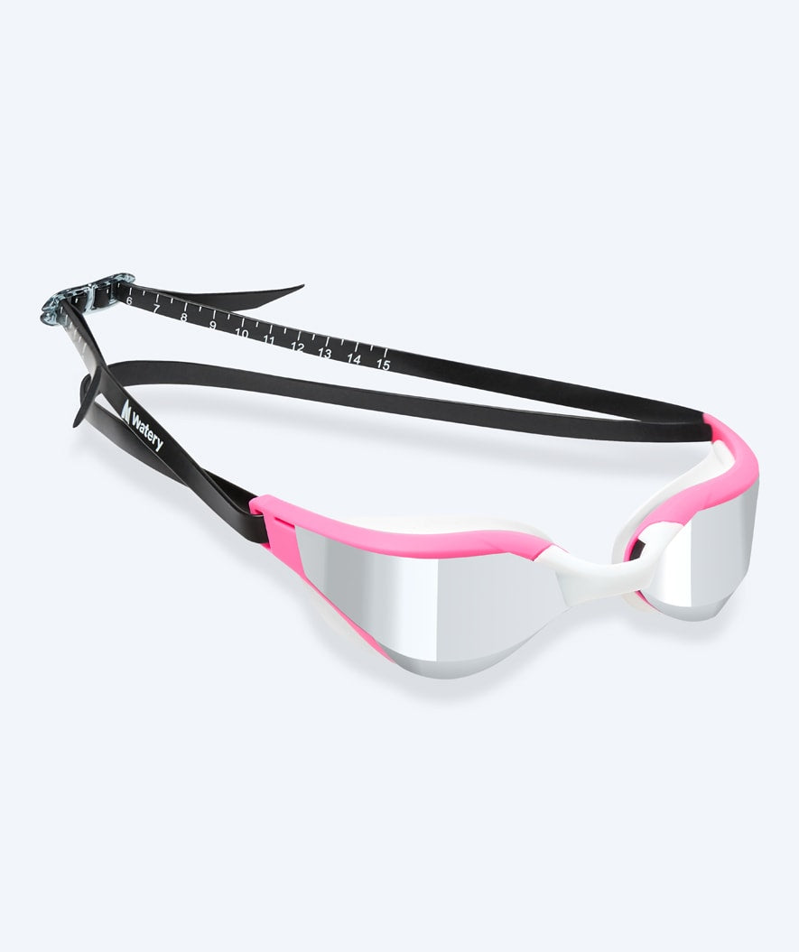 Watery swim goggles - Instinct Ultra Mirror - Pink/silver