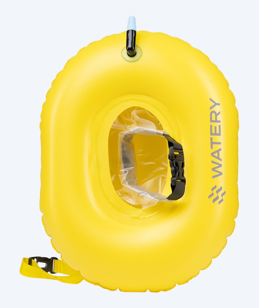 Watery swim buoy for swimming - Donut - Yellow