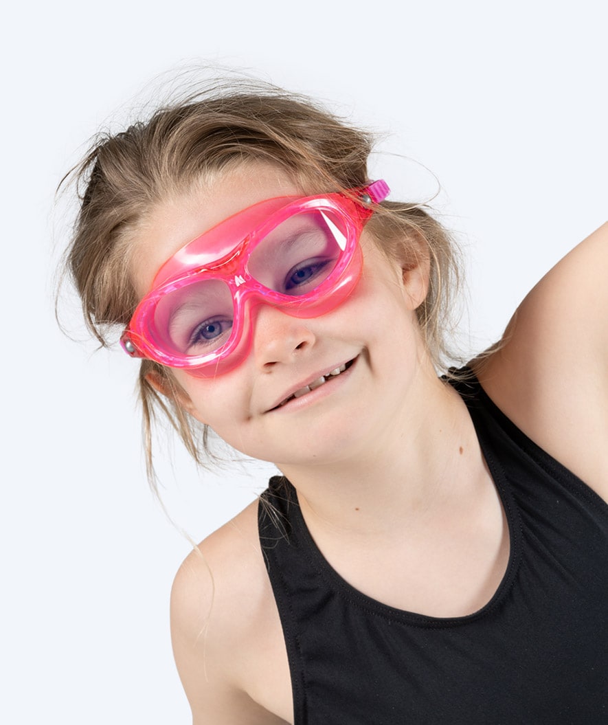Watery swimming goggles for kids - Mantis 2.0 - Atlantic Pink/clear