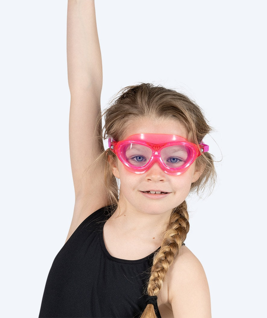 Watery swimming goggles for kids - Mantis 2.0 - Atlantic Pink/clear