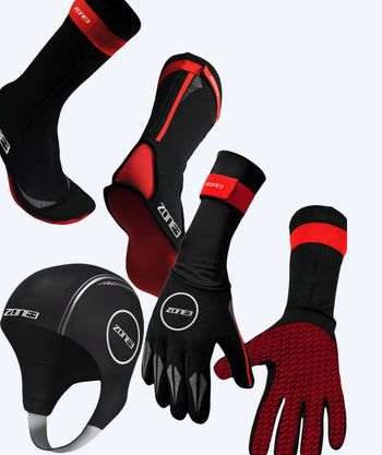 ZONE3 neoprene set with hat, gloves and shoes (Save 16%)