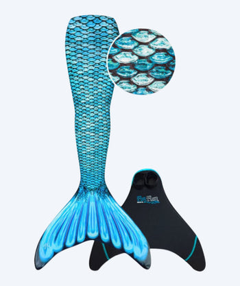 Fin Fun mermaid tail for adults - Set - Tidal Teal (Lightblue)